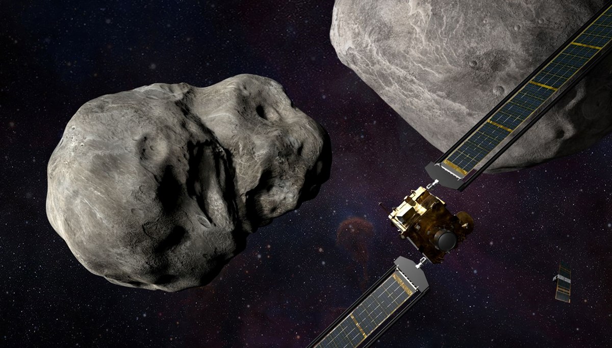 NASA'nın DART uzay aracı 11 milyon kilometre ötedeki asteroidi vurdu